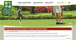Desktop Screenshot of miamisprings-fl.gov